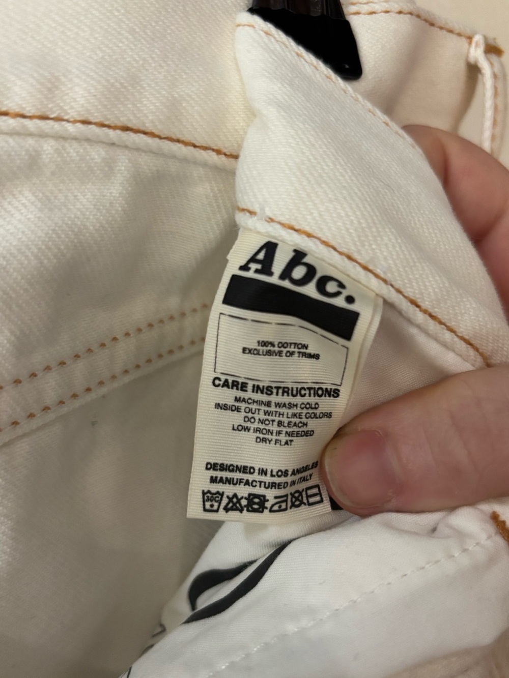 ADVISORY BOARD CRYSTALS ABCD. FIT B SLIM FIT JEAN - WHITE - Picture 5 of 8